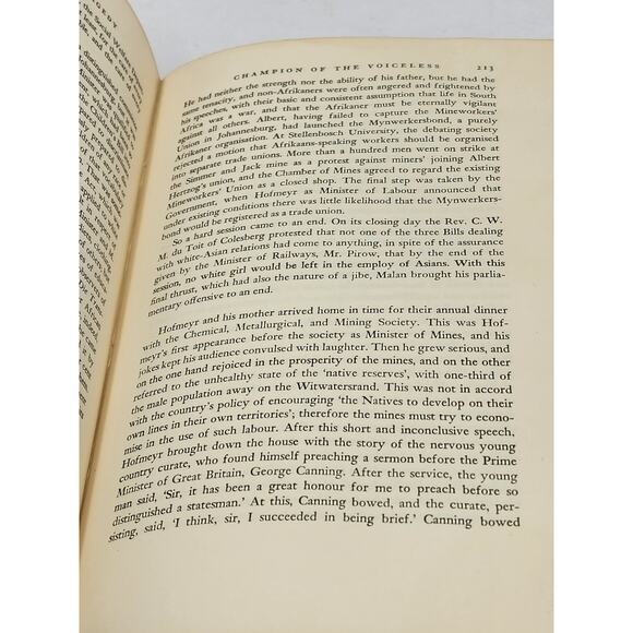 South African Tragedy The Life Times Of Jan Hofmeyer By Alan Paton Vintage 1965 - Picture 5 of 16